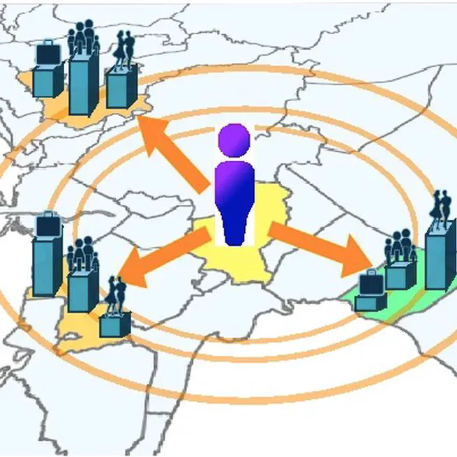 Generalized radiation model for human migration